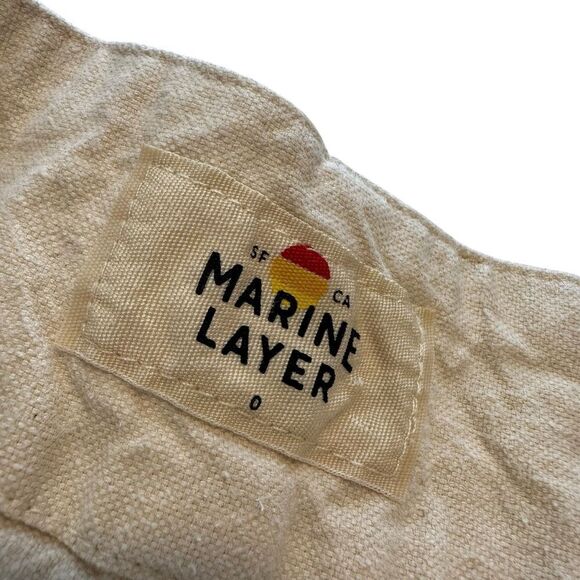 Marine Layer Flora High Waisted hemp tencel pleated Trouser pants Size 0 - Picture 4 of 7